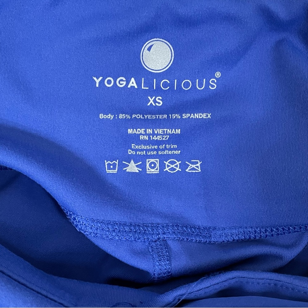 Yogalicious Dark Skye Criss-Cross Cutout Leggings NWT Size XS - Picture 5 of 7